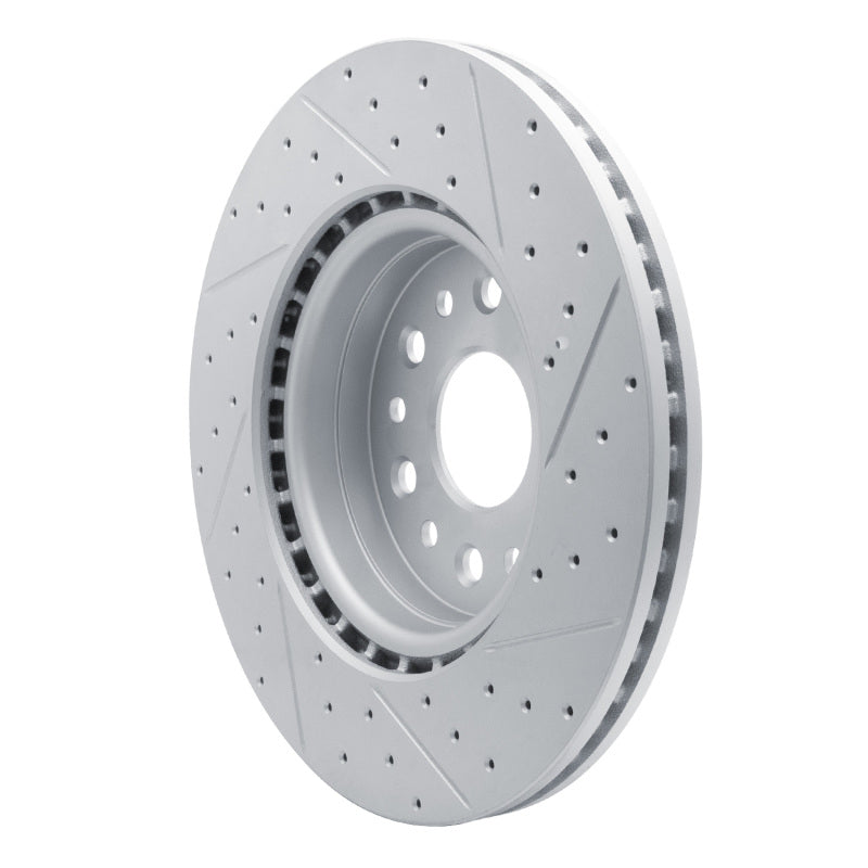 R1 19-25 Ram 1500 Front Left Drilled & Slotted Geo-Carbon Rotor
