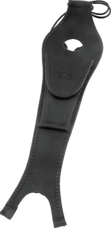 Mustang 08-21 Harley Wide Tripper FL Touring Pass Seat w/ Dr Backrest, Red Diamond Stitch - Black