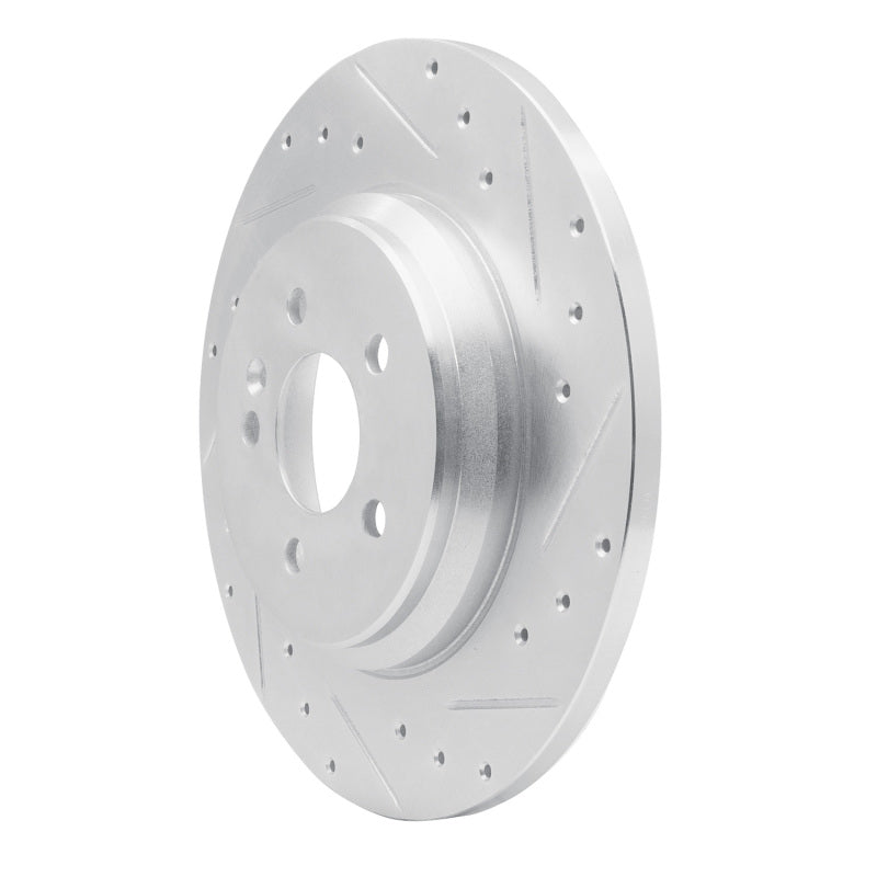 DFC 00-05 Mercedes-Benz ML55 AMG Rear Right Drilled & Slotted Silver Brake Rotor