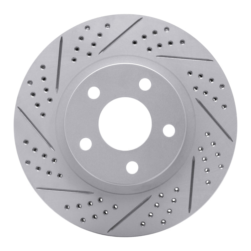 R1 97-05 Buick Riviera Front Left Drilled & Slotted Geo-Carbon Rotor