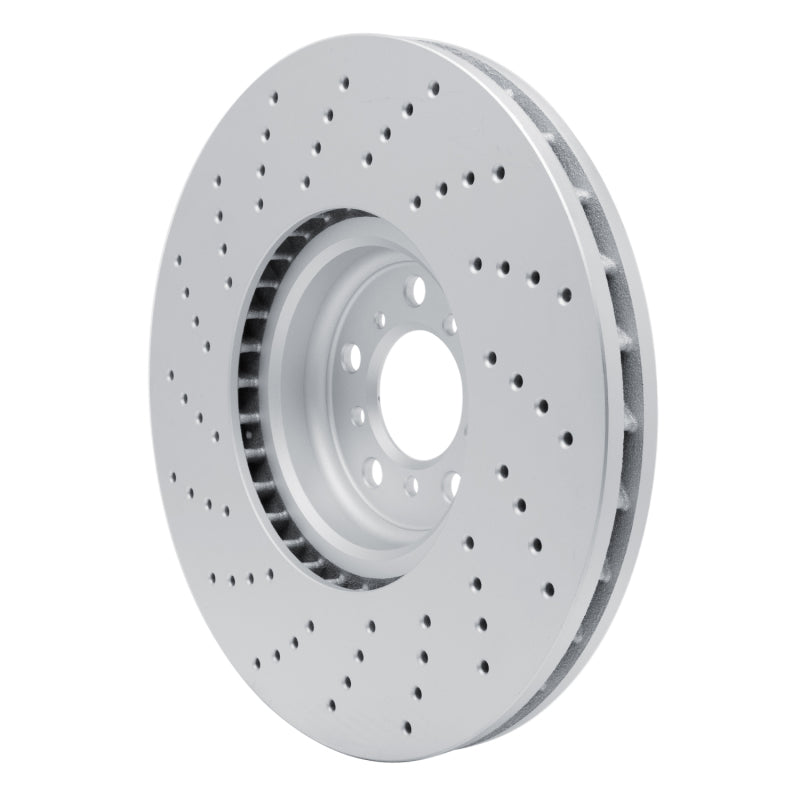 R1 15-19 BMW X5 Right Front Drilled Carbon Alloy GeoMET Rotor
