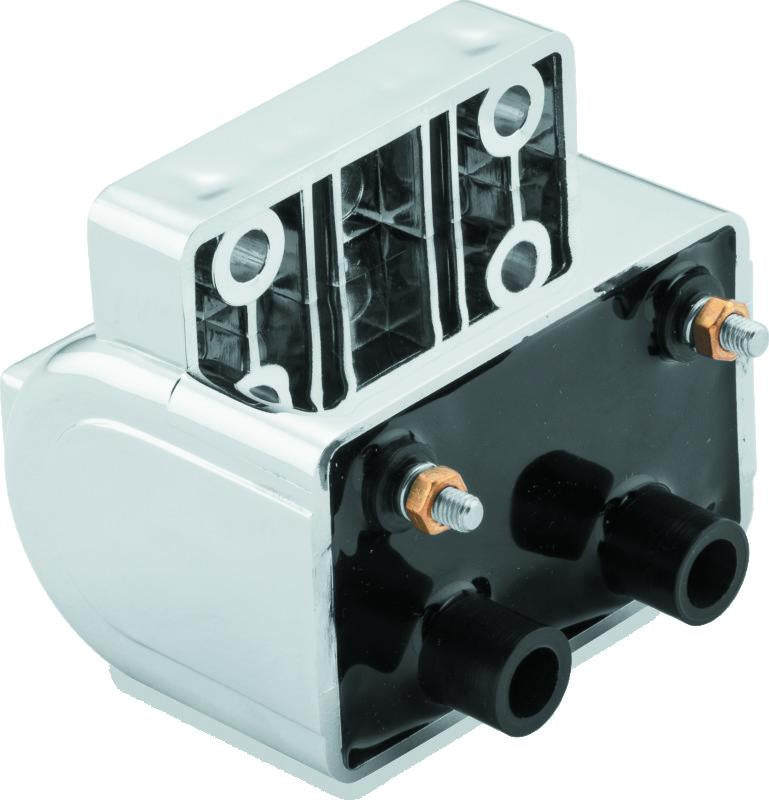 Twin Power 80-84 Big Twin and XL Ignition Coil Chrome Replaces H-D 31609-80 4 Ohm