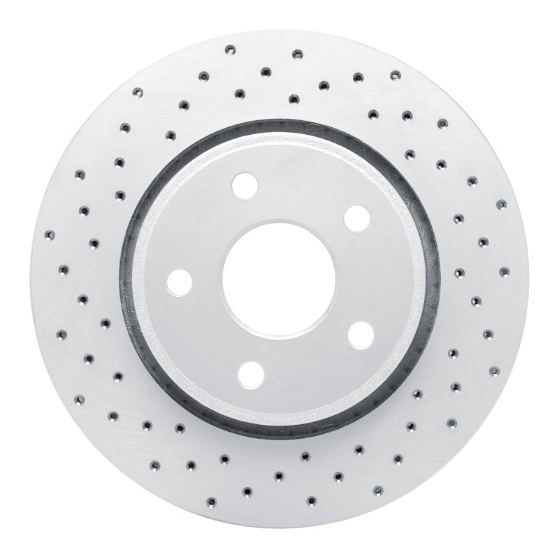 DFC 05-10 Jeep Grand Cherokee Front Left Drilled Geoperformance Rotor