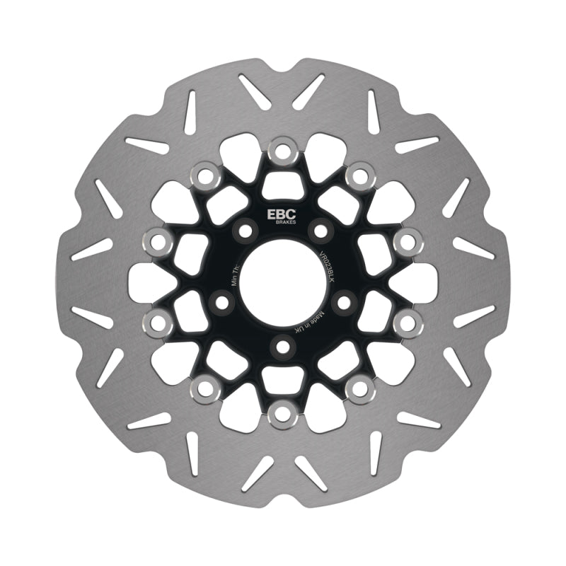 EBC 01-03 Harley-Davidson Sportster XLH 883 Front Left Vee Floating Black Rotor