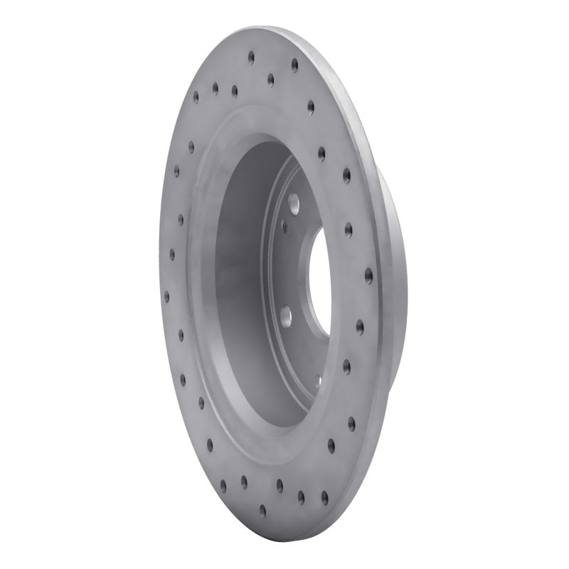 DFC 06-14 Honda Ridgeline Rear Left Drilled Geoperformance Rotor