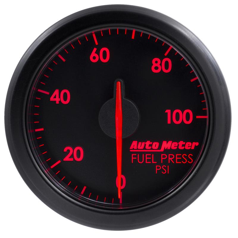 Autometer Airdrive 2-1/6in Fuel Pressure Gauge 0-100 PSI - Black