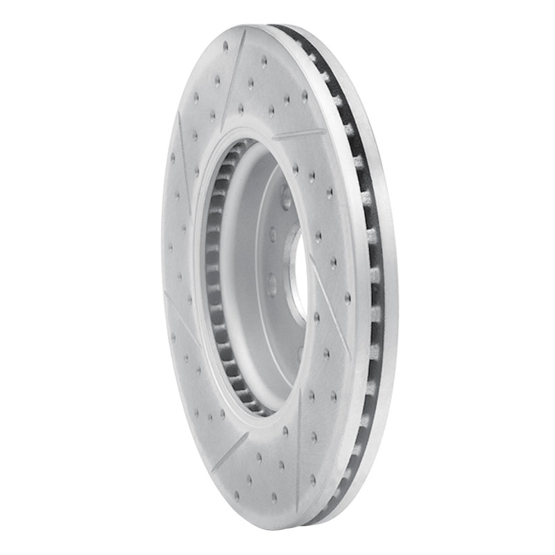 R1 13-22 Buick Encore Front Right Drilled & Slotted Geo-Carbon Rotor