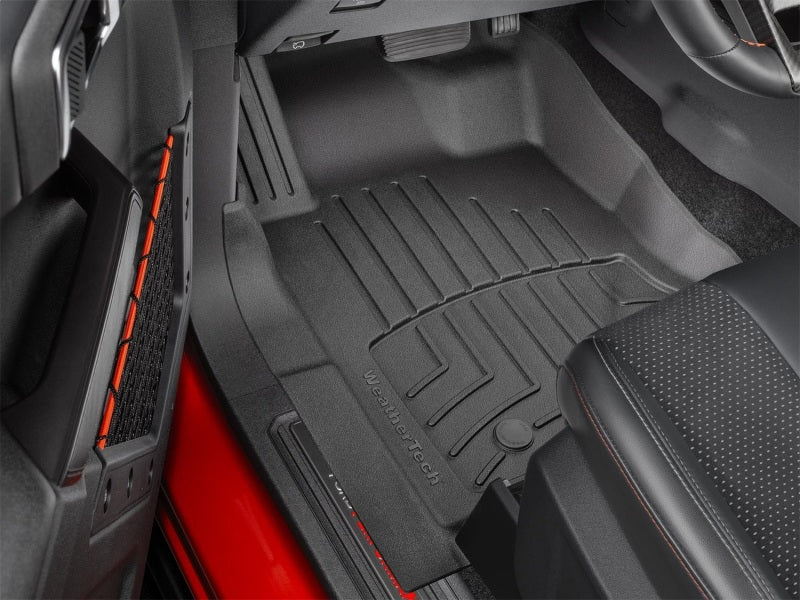 WeatherTech 2021+ Ford Bronco Front FloorLiner HP - Black