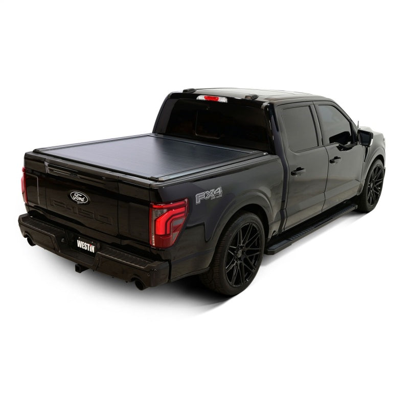 Westin 15-25 Ford F-150 (Incl. 22-25 Lightning) 5.5ft Bed Electric Retractable Tonneau Cover - Black