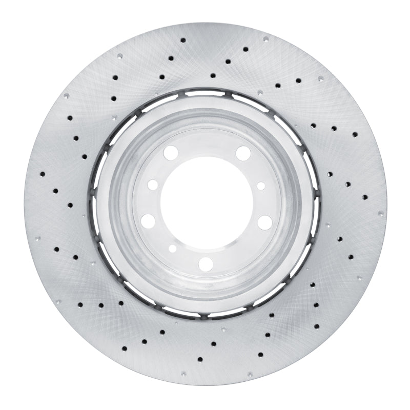R1 10-11 Porsche 911 Right Rear Drilled Carbon Alloy GeoMET Rotor