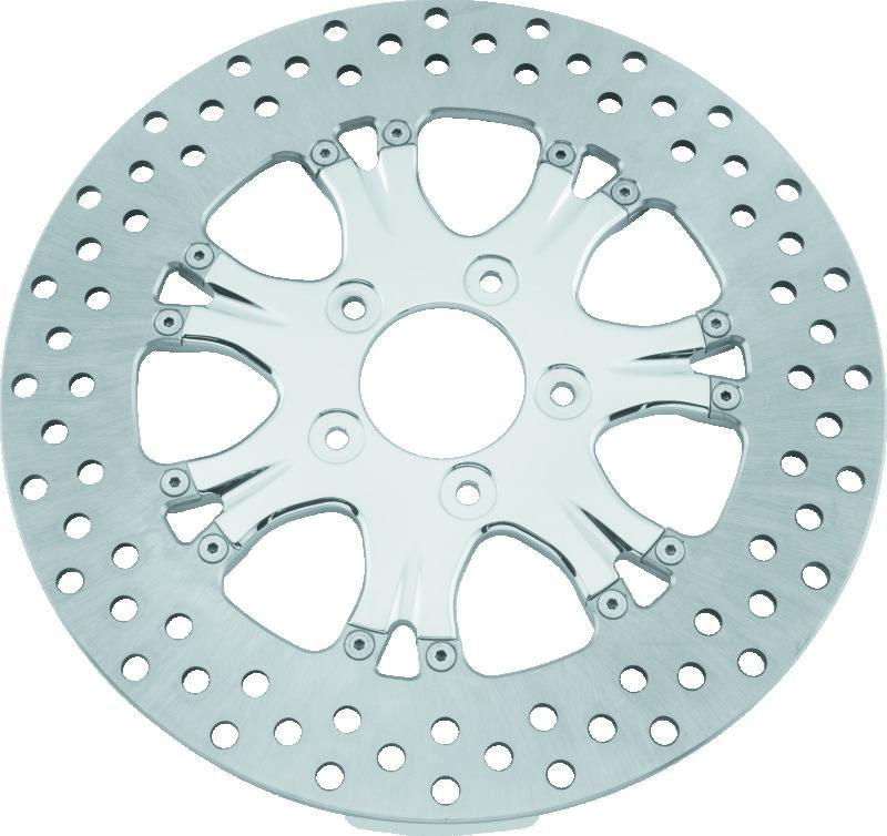 Performance Machine Disc/Carr 11.5 Heathen Rear - Chrome