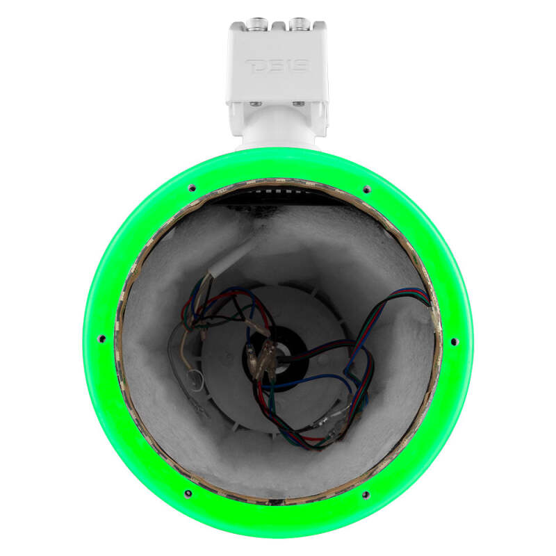DS18 Marine And Psports Towers Speakers Not Included 8in RGB LED Lights White