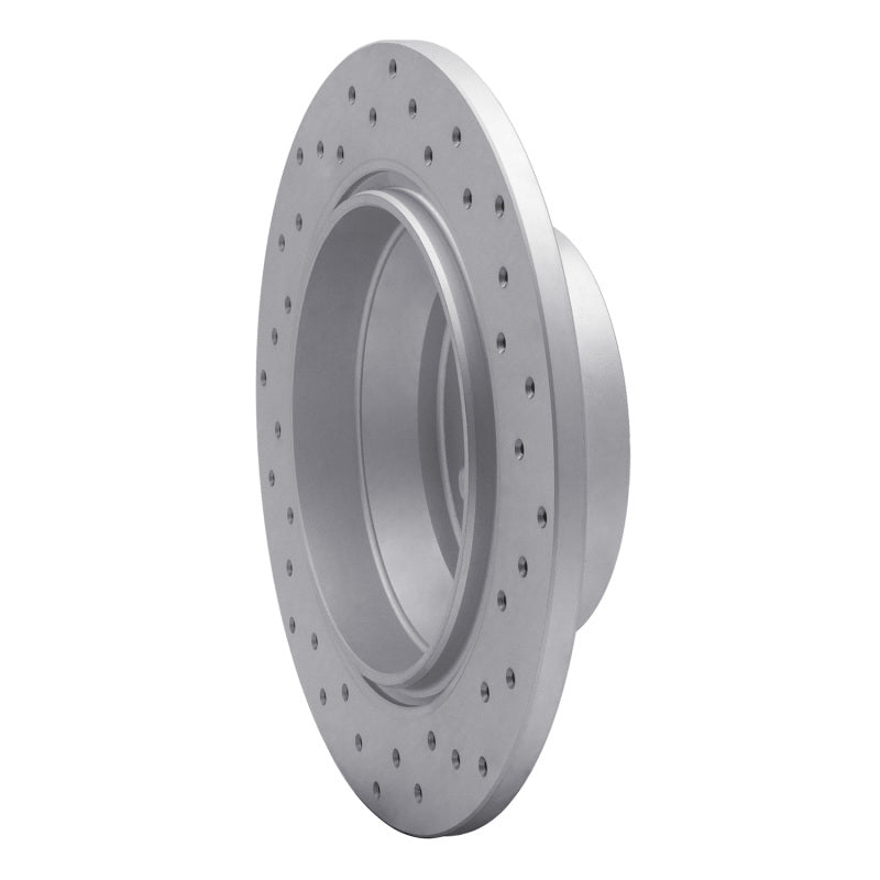 DFC 07-10 Volvo S80 Rear Left Drilled Geoperformance Rotor