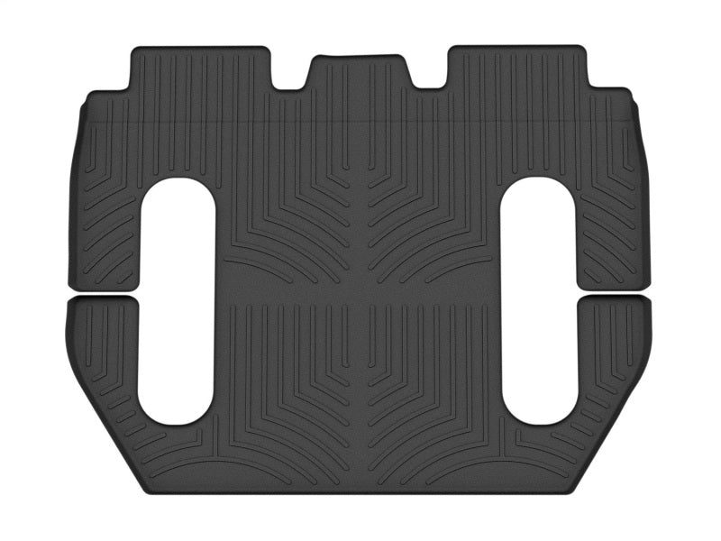 WeatherTech 2021+ Tesla Model X (w/6-Passenger Seating) Rear FloorLiner - Black