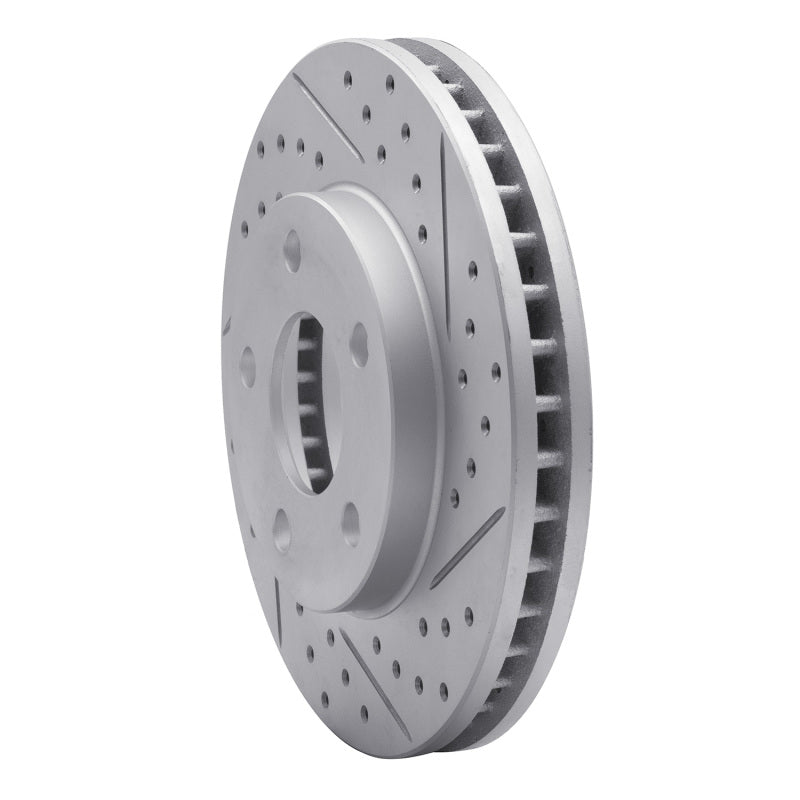 R1 90-97 Buick Park Avenue Front Right Drilled & Slotted Geo-Carbon Rotor