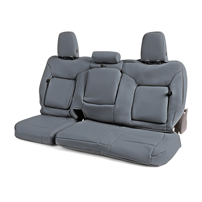 Covercraft 19-22 Ford F250/F350/F450/F550 Leatherette PrecisionFitSecond Row Seat Covers - Med Grey