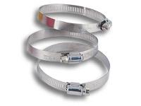 Vibrant S.S. Worm Gear Clamps Pack of 10 - Clamping Range: 3.54in - 4.49in (90mm - 114mm)