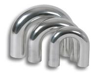 Vibrant 1.5in O.D. Universal Aluminum Tubing (180 degree Bend) - Polished