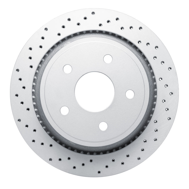 DFC 02-24 Chrysler Aspen Rear Left Drilled Geoperformance Rotor
