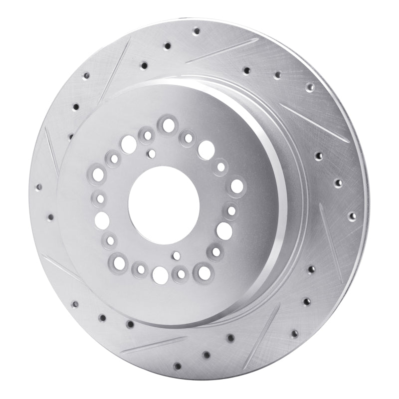 DFC 92-00 Lexus SC300 Rear Left Drilled & Slotted Silver Brake Rotor