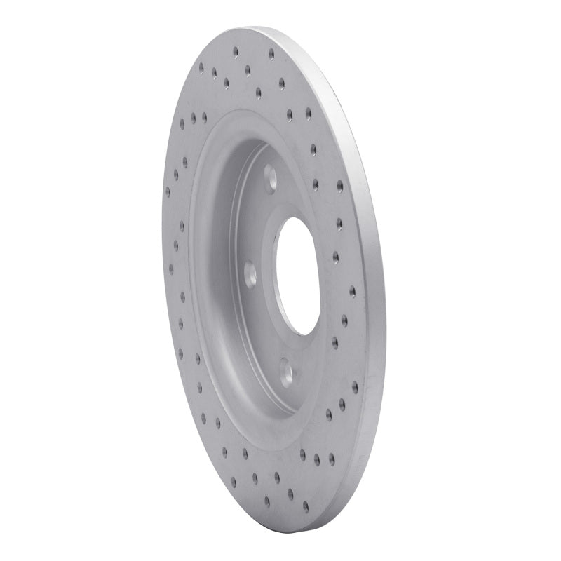 DFC 08-16 Chrysler Town & Country Rear Left Drilled Geoperformance Rotor