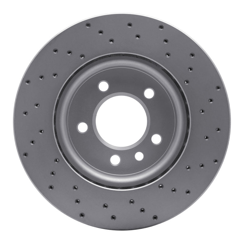 DFC 05-07 Land Rover LR3 Front Right Drilled Geoperformance Rotor