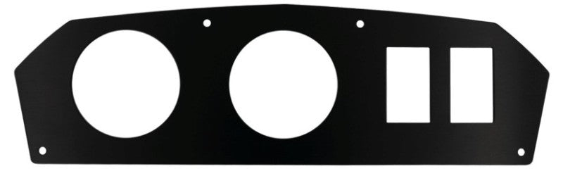 Autometer CAN-AM 12-18 Maverick / 10-20 2 Gauge and 2 Switch Dash Panel (Fits 2-1/16in Gauges)