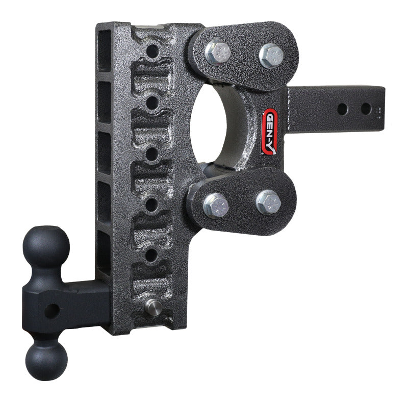 Gen-Y The Boss Torsion-Flex 2.5in Shank 10in Drop 1.1K TW 10K Hitch w/GH-031 Dual-Ball