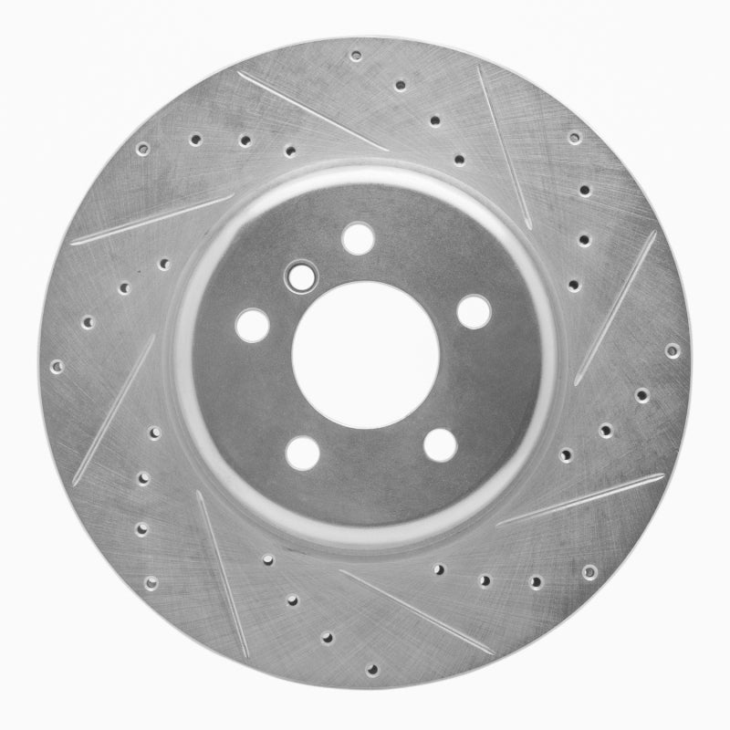 DFC 11-19 BMW 640I xDrive CONVERTIBLE Front Right Drilled & Slotted Silver Brake Rotor