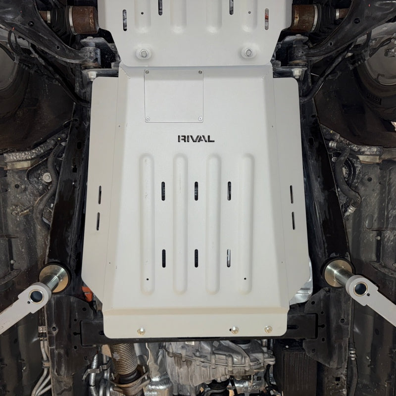 Rival 2015-Present Ford F150 Powerboost Only Aluminum Transmission Catalytic Converter Skid Plate