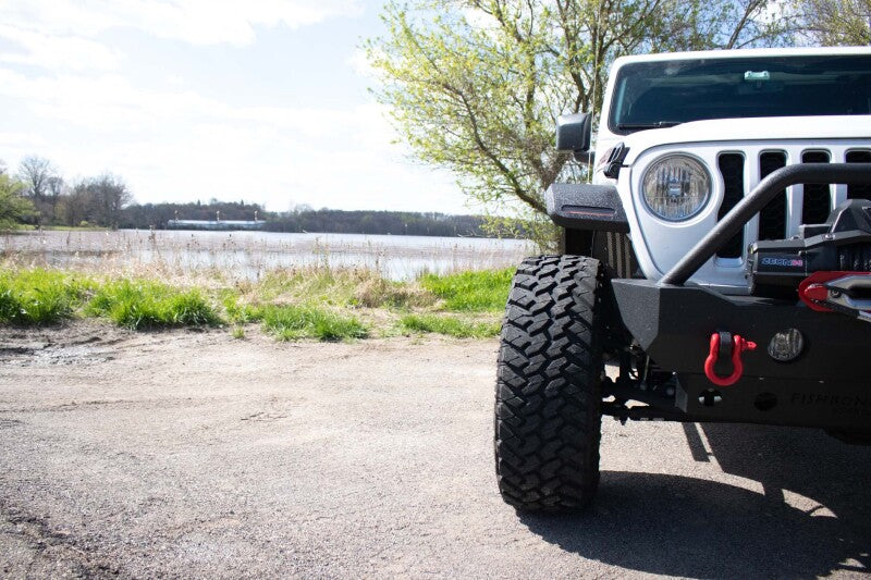 Fishbone Offroad 2018+ Jeep Wrangler JL/JLU/2020+ Gladiator JT Steel Front Fender Flares - Black