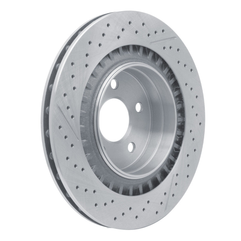 R1 05-11 Mercedes-Benz CLK63 AMG Rear Drilled and Slotted Brake Rotor