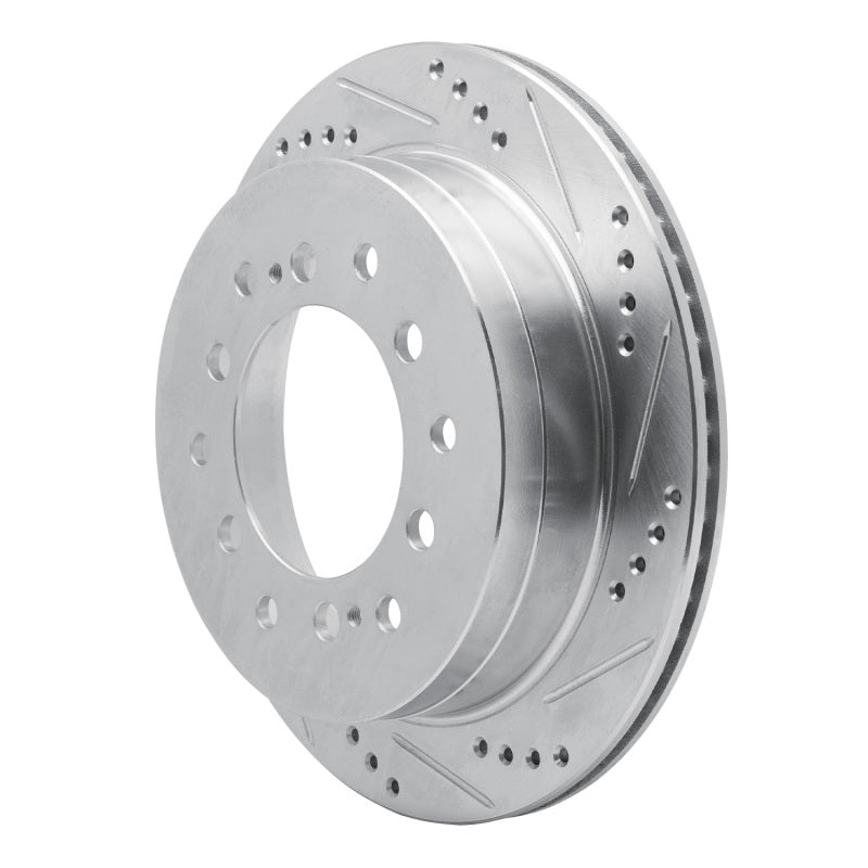DFC 01-09 Lexus GX470 Rear Right Drilled & Slotted Silver Brake Rotor