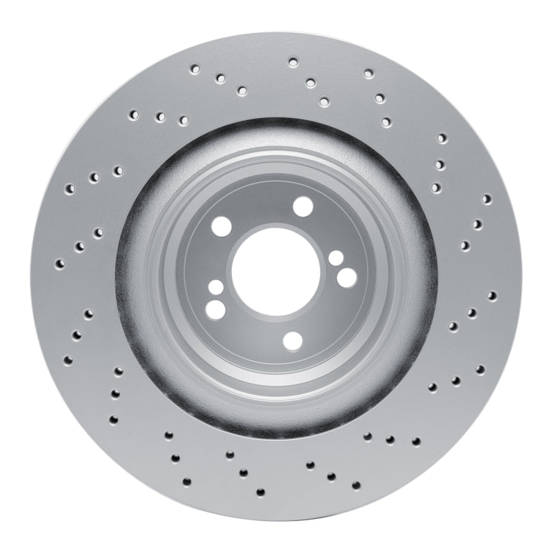 R1 15-19 BMW X5 Left Rear Drilled GeoSPEC Coated Rotor
