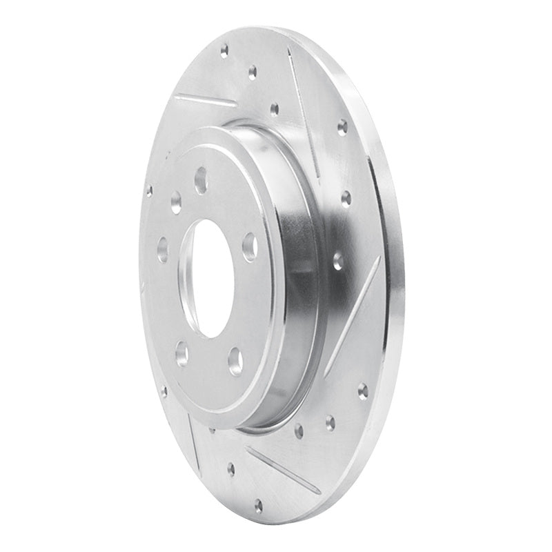 DFC 00-09 Audi A4 (USA/Canada) Rear Right Drilled & Slotted Silver Brake Rotor