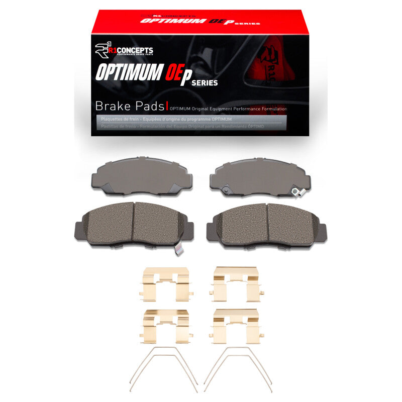 R1 2003-2022 Acura CSX Front R1 Optimum OE Pads & Hardware Kit
