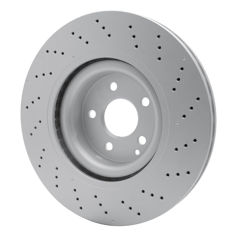R1 07-14 Mercedes-Benz S550 Front Drilled GeoSPEC Coated Rotor