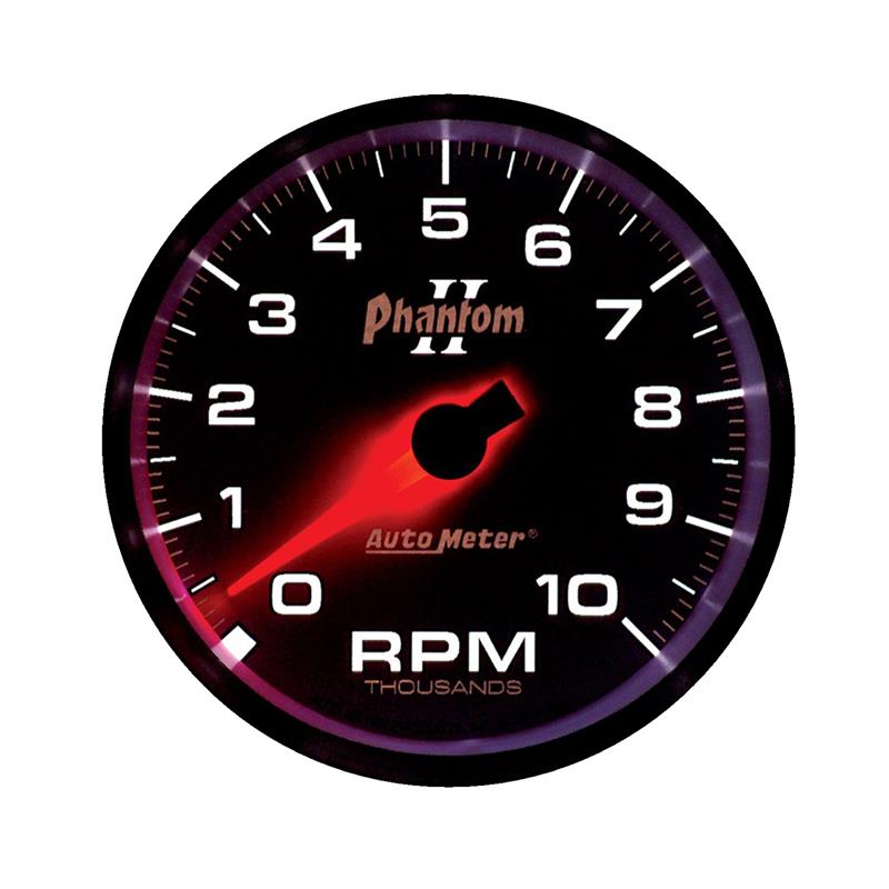 Autometer Phantom II 3-3/8in 10000 RPM In-Dash Tachometer