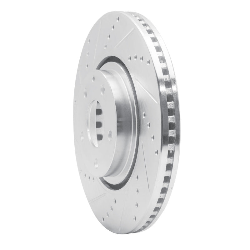 DFC 16-25 Mazda 6 Front Left Drilled & Slotted Silver Brake Rotor