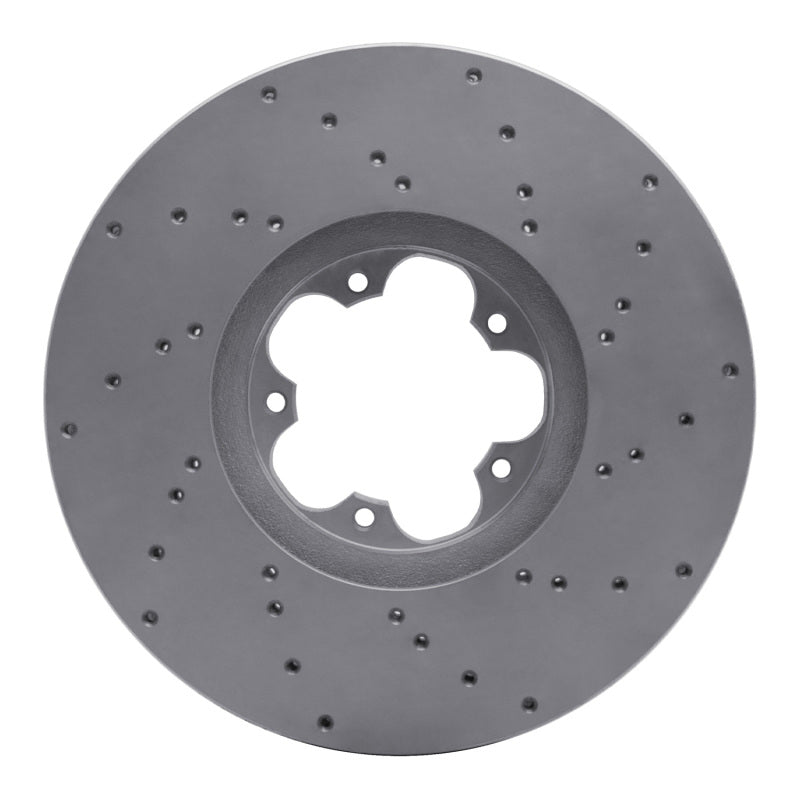 DFC 14-19 Ford Transit-250 Front Left Drilled Geoperformance Rotor