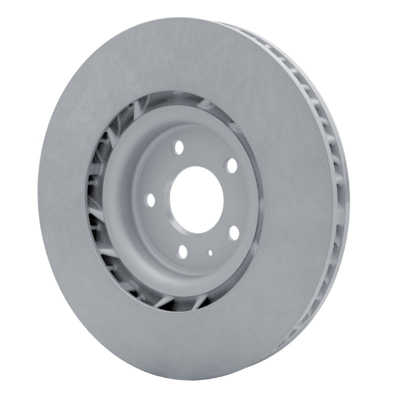 R1 15-23 Porsche Macan Right Front Slotted Carbon Alloy GeoMET Rotor