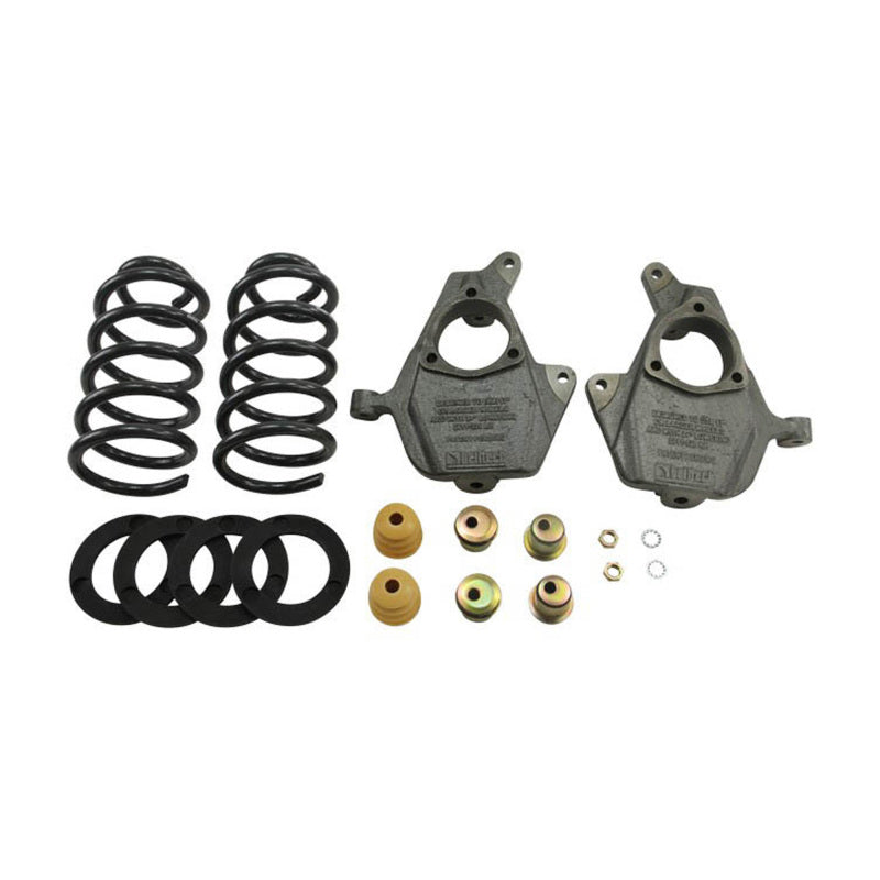 Belltech LOWERING KIT 14 Silverado/Sierra Std Cab 2WD 3in or 4in Front/5in or 6in Rear w/o Shocks