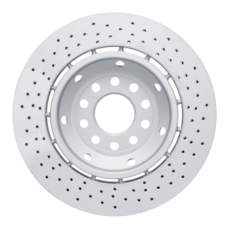 R1 03-04 Audi RS6 Right Rear Drilled Carbon Alloy GeoMET Rotor