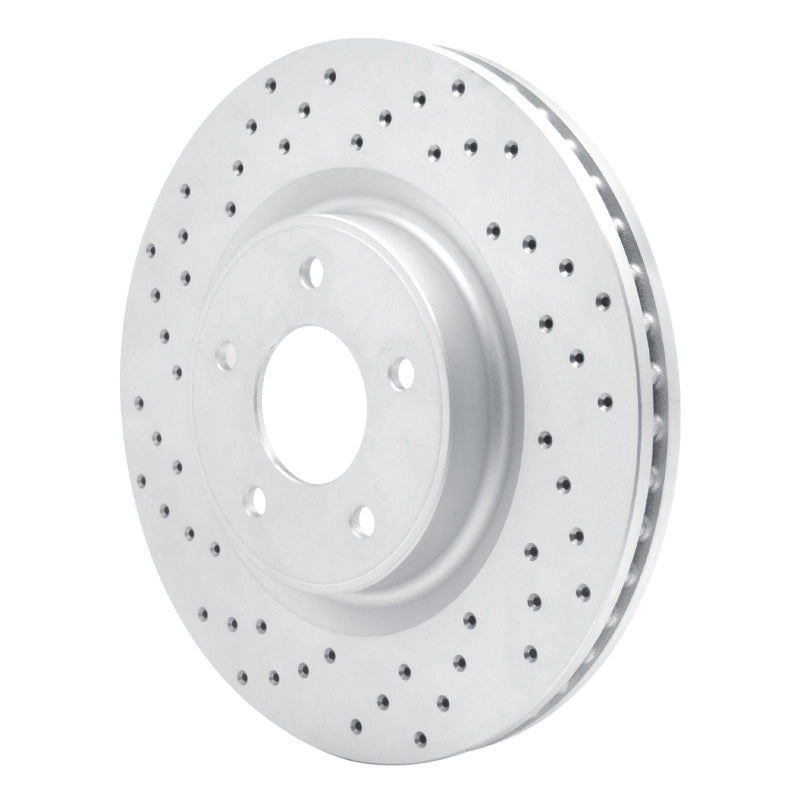 DFC 13-25 Infiniti Q60 Front Left Drilled Geoperformance Rotor
