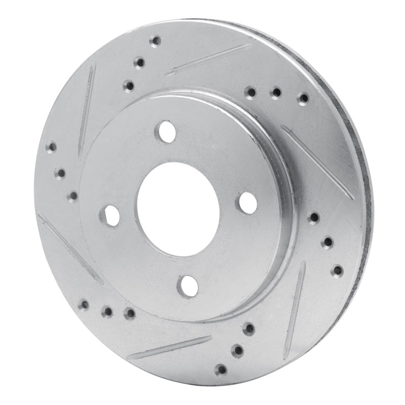DFC 95-96 Dodge Neon (USA/Canada) Front Left Drilled & Slotted Silver Brake Rotor