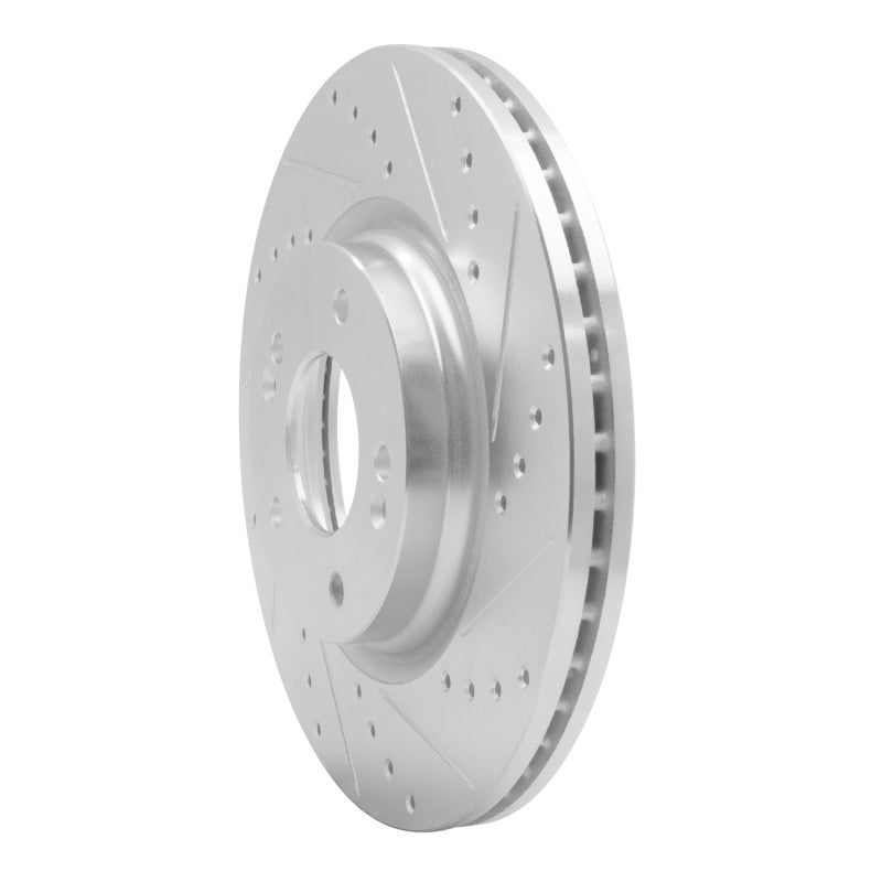 DFC 20-25 Hyundai Elantra Front Right Drilled & Slotted Silver Brake Rotor