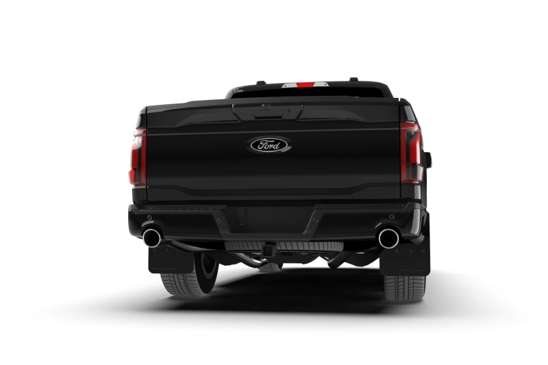 Rally Armor 21-26 Ford F-150 (Excl. Raptor) Black UR Mud Flap w/Metallic Black Logo