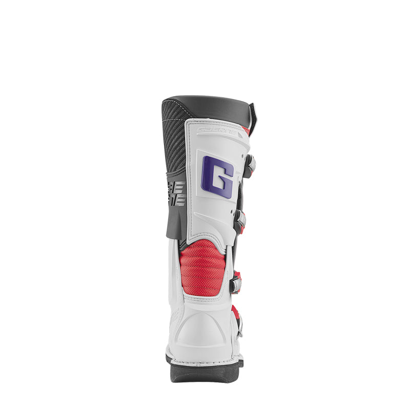 Gaerne GXJ Boot White/Red/Purple Size Youth - 7