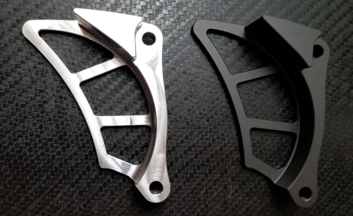 MSV Racing Billet Case Saver/Sprocket Guards for the ’88-’91 KX125 image 1