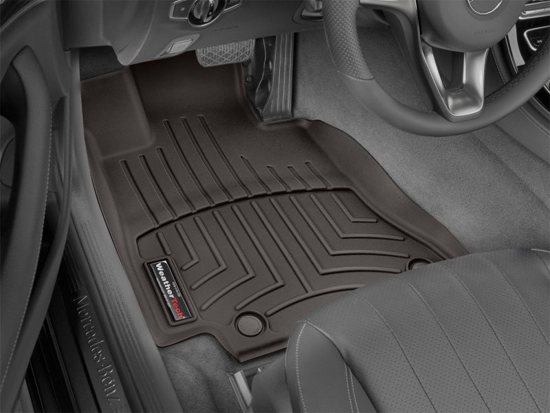 WeatherTech 2017+ Kia Cadenza Front FloorLiners - Cocoa